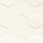 Elementary White Hex Str 12x30