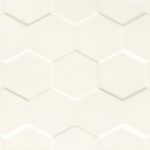 Elementary White Hex Str 12x30