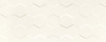 Elementary White Hex Str 12x30