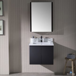 Monaco Vanity (Wall Hung, Chrome Legs, Wood Legs)