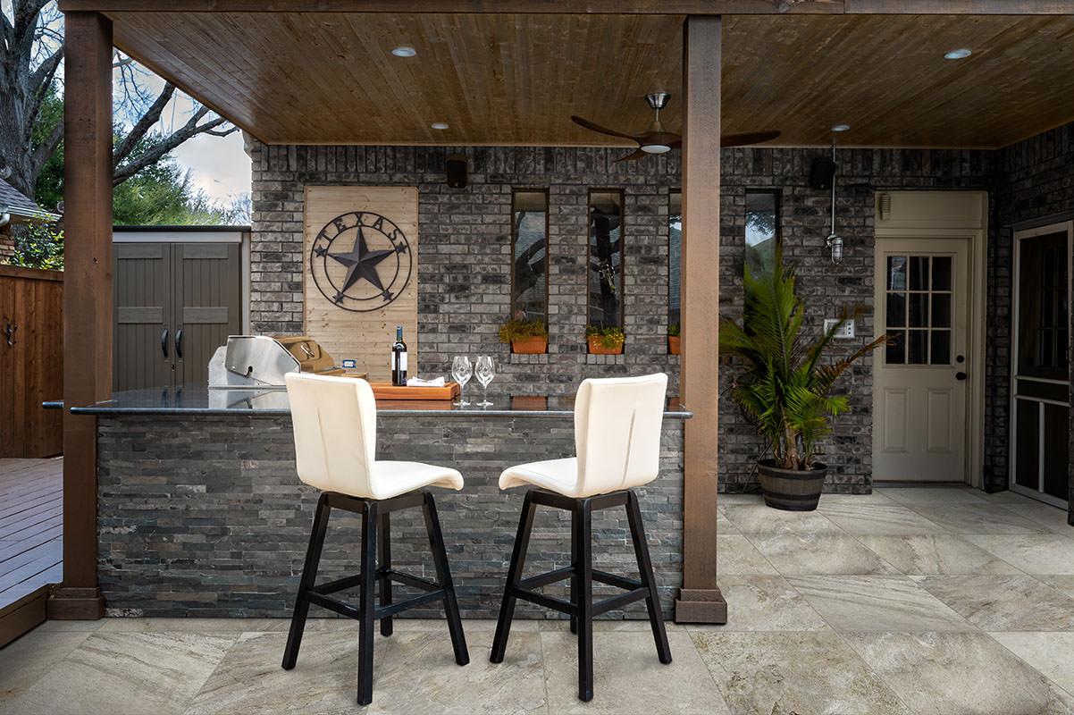 patio porcelain pavers quartzite